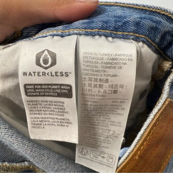 LEVI’S 501® ORIGINAL FIT HIGH RISE WOMEN'S SHORTS SIZE 28 - Picture 11 of 14